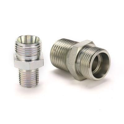 Male Metric/NPT Straight Hydraulic Hose Adapter