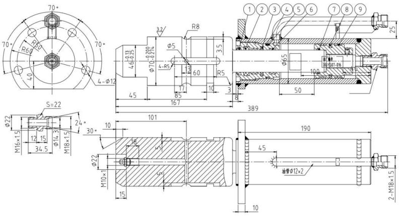 2018 Wholesale Hydraulic Cylinder Hsg50/32 for Sale