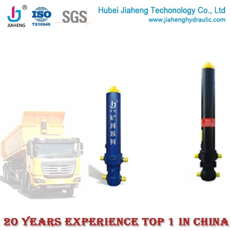 Custom Jiaheng brand 4 stage cylinders  front end dump truck hydraulic cylinder for mining Machinery  RC truck building material made in China valve