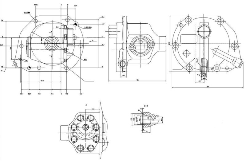 High Efficiency Hydraulic Gear Pump for Overseas Market CB-Lbc