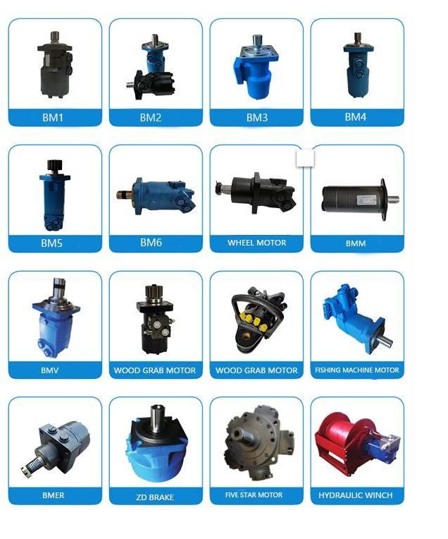 Agricultural Machinery Bmm50 Hydraulic Orbit Cycloid Motor (Can Be Used In Series and Parallel Connection)