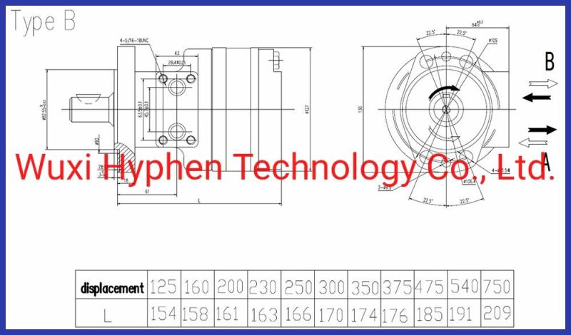 Hydraulic Motor Wheel Motor Parker (TF TE) White Re (505) Replacement OEM