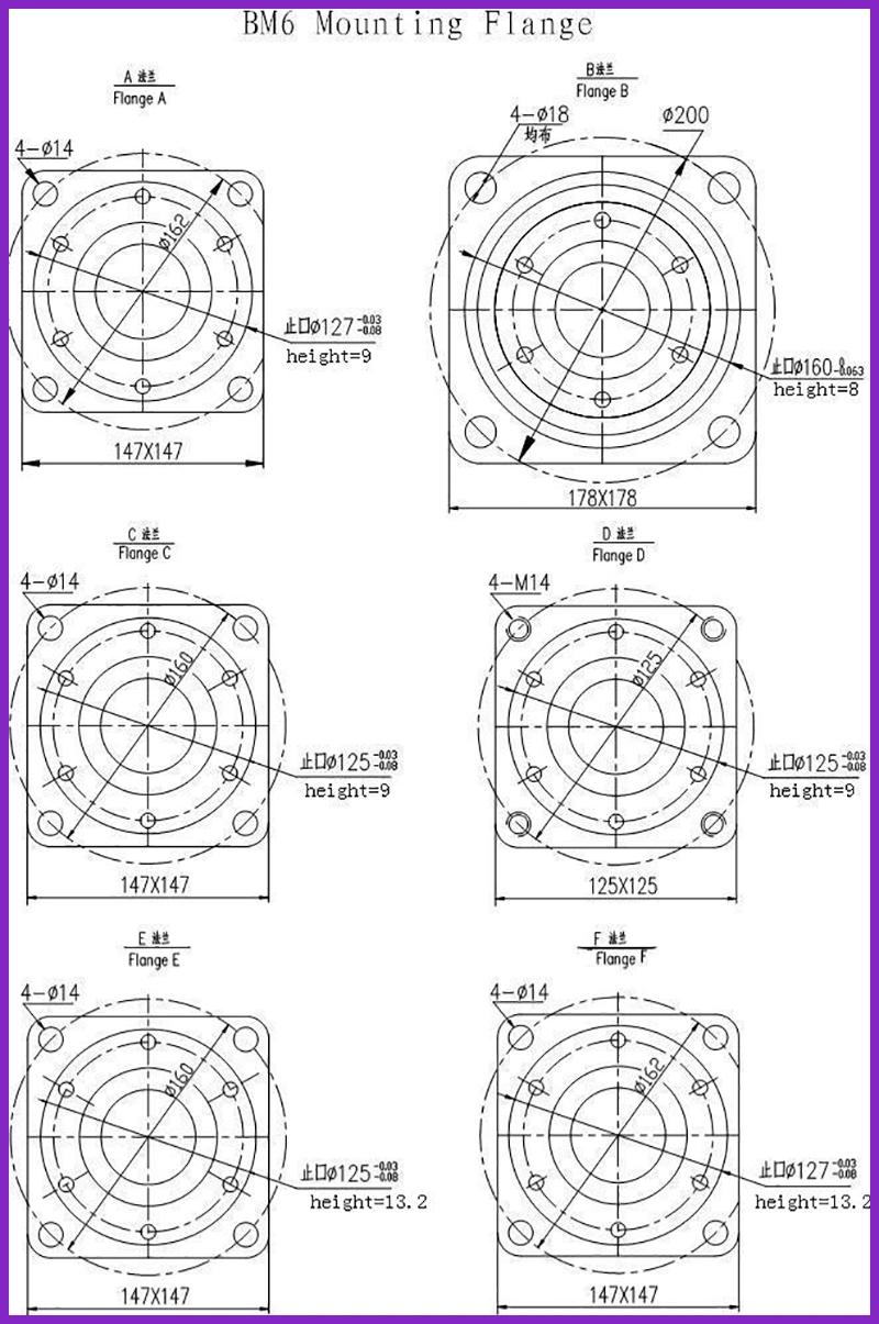 Road Sweeper Spare Parts Hydraulic Motor 195cc