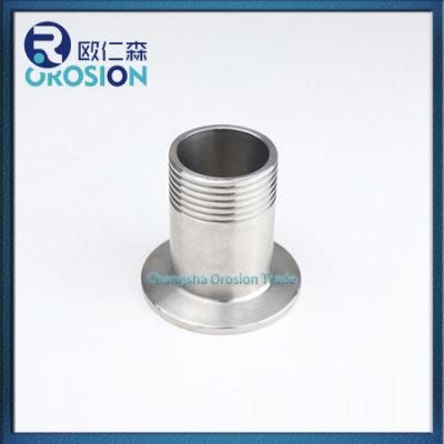 Sanitary Stainless Steel Pipe Fitting Thread Clamp Ferrule Quick Install