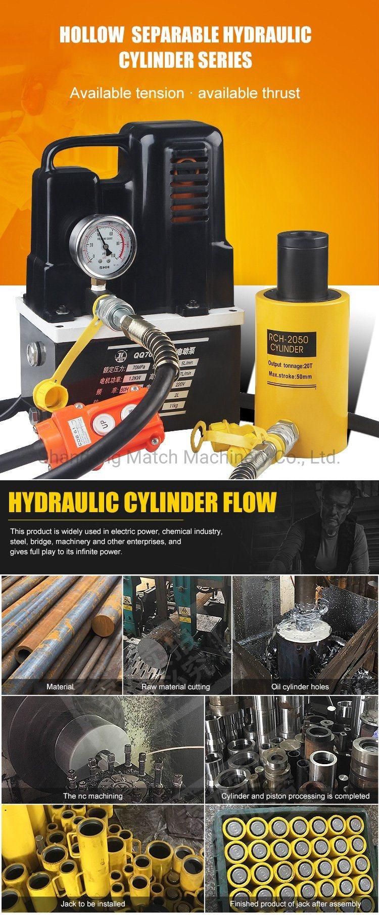 Hydraulic Hollow Cylinder Jack Hydraulic Hollow Plunger Large Jack Lifter