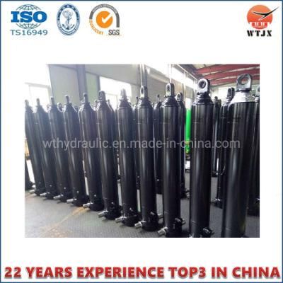 4 Stage Hyva Telescopic Hydraulic Cylinder for Dump Trailer with ISO/Ts16949 on Best Sale