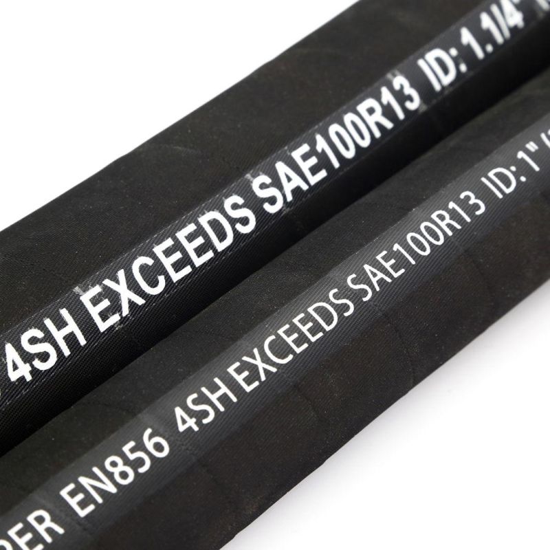 Rubber Hose Pipe SAE DIN Standard Hydraulic Hose