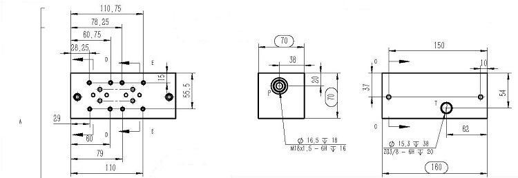 LL12-299 high pressuree manifold block system