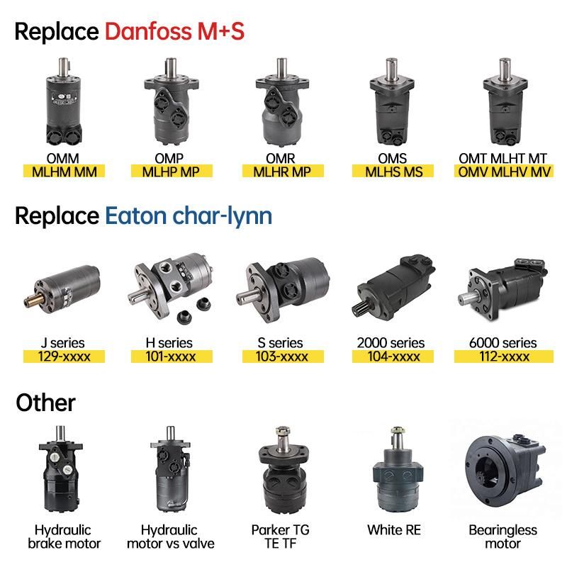 Blince High Displacments Low Leakage Omp 500 Cc Hydraulic Engine Motor