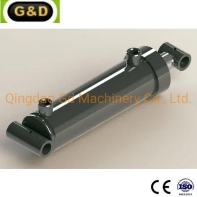 Pin Eyes Mounting Double Acting Hydraulic Welded Cross Tube Cylinder