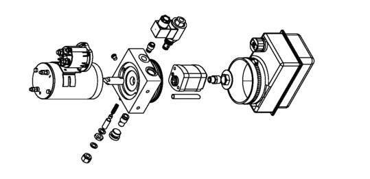 Small Hydraulic Power Pack for Electric Pallet Jack