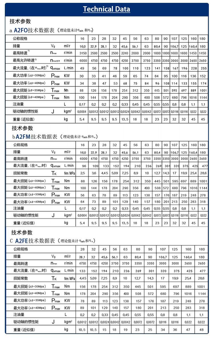 Rexroth A2f Pump Motor A2FM45 Hydraulic Motor Hydromatik A2f Hydraulic Motor