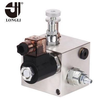 LL003-2 hydraulic power unit valve system manifold block