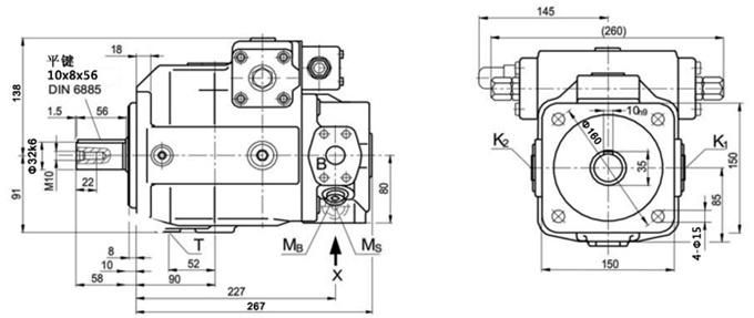 Piston Pump Repairing Parts (A4VSO125/180)