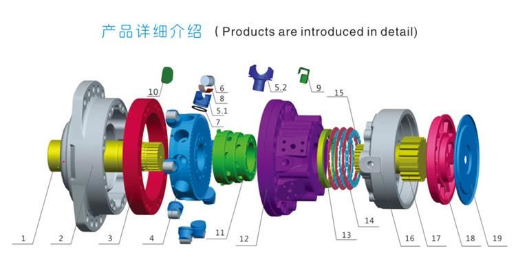 Poclain Ms18 Mse18 Hydraul Motor Spare Part Ms Radial Piston Hydraulic Motor Supplier