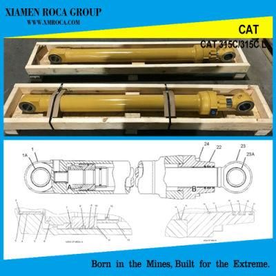 Cat 315c/315cl Excavator Cylinder Hydraulic 1733486 RAM Cat Type Cylinder