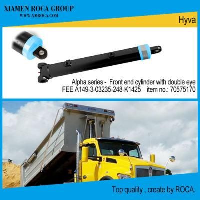 Made in China Hyva Fee Type Alpha Series 3 Stages 70574182 Replacement Dump Truck Hoist Cylinder