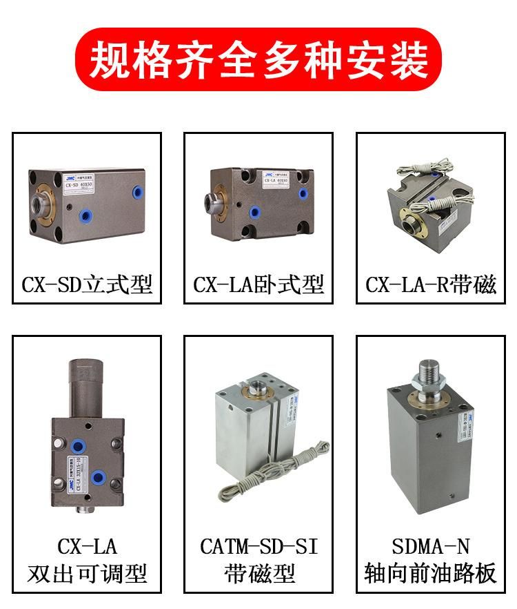 20mm 25mm 32mm 40mm 50mm 63mm 80mm 100mm 125mm Strock Cross Hydraulic Cylinder