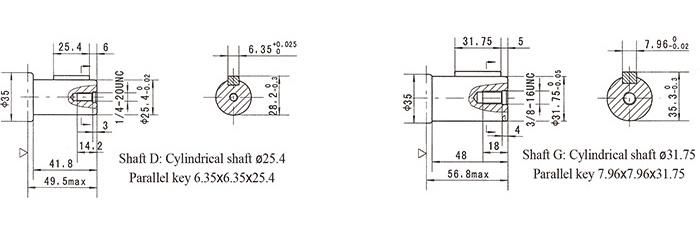 Oms 100 Hydraulic Motor Square Flange Key Shaft Motor