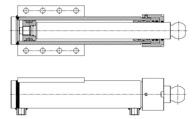 Double Acting Long Stroke Hydraulic Cylinders for Construction