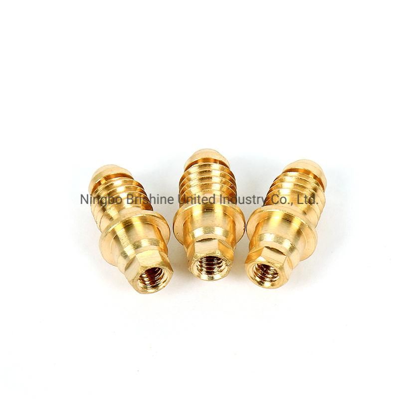 Self-Tapping Thread Inserts with Flange and Cutting Hole Brass Insert