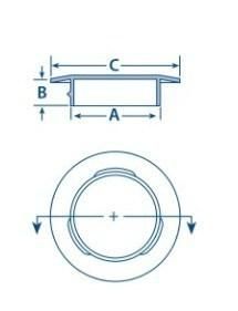 Rubber Panel Fastener Plastic Snap-in Locking Hole Plugs Pip Series