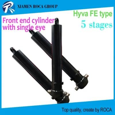 Made in China Hyva Fe Type 5 Stages 71538582 Replacement Dump Truck Hoist Hydraulic Cylinder