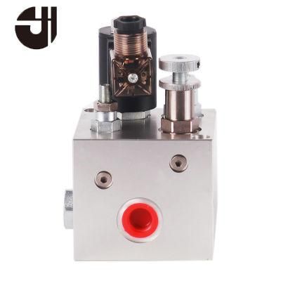 LL258L hydraulic power unit system manifold block solenoid valve