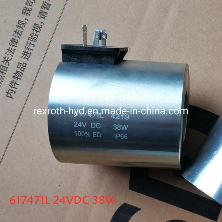 Pump Truck Coil Solenoid Valve Coil Hydraulic Valve Coil 617471L 24VDC Zoomlion Swing Cylinder Stirring and Washing Charging Piezoelectric Magnet