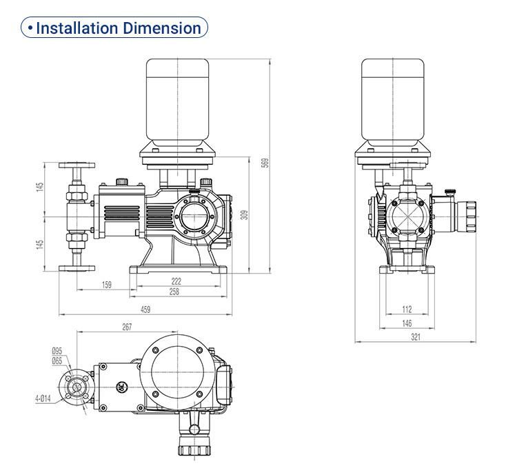 Piston Pump Hot Selle Industry Leading Chemical Liquid Pump pH Controller Hydraulic with Factory Price