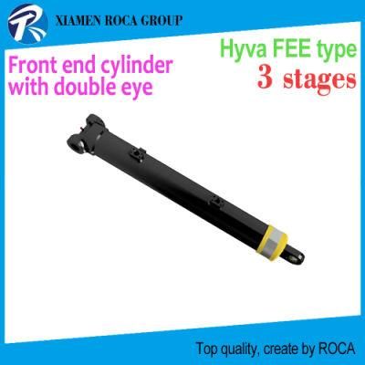 Hyva Fee Type Alpha Series 3 Stages 70574182 Front End Cylinder (with single eye) Replacement Dump Truck Hoist Cylinder