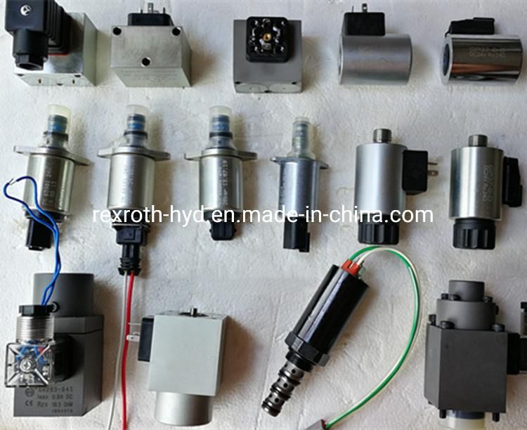 Main Pump Coil Solenoid Valve Coil Hydraulic Valve Coil R902603443 24V Solenoid Displacement R913054059 R913054059