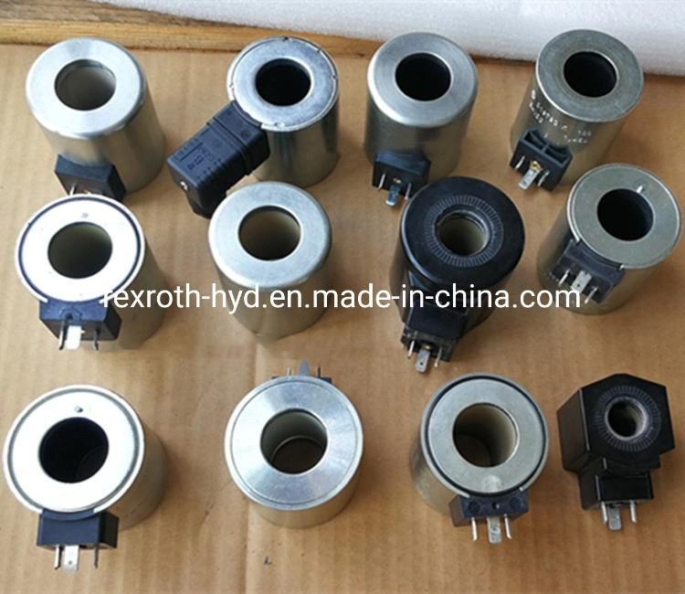 Rexroth Coil Solenoid Valve Coil Hydraulic Valve Coil R901377945 81717 Solenoid Valve R933000077 24VDC Mfz10-70yc