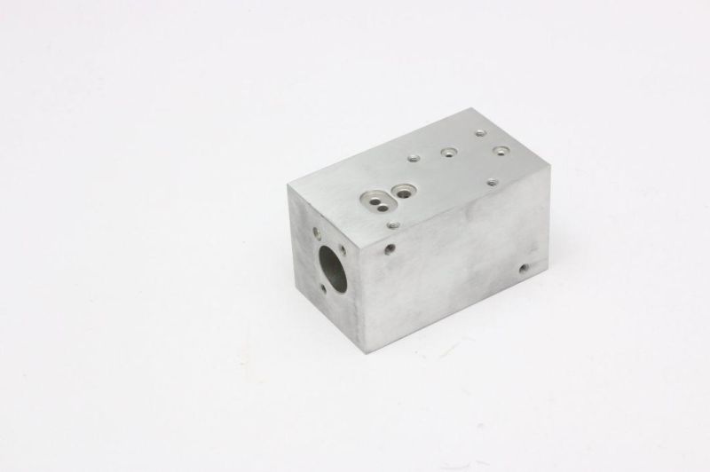 CNC Custom Machining Parts Aluminium Manifold Hydraulic Valve