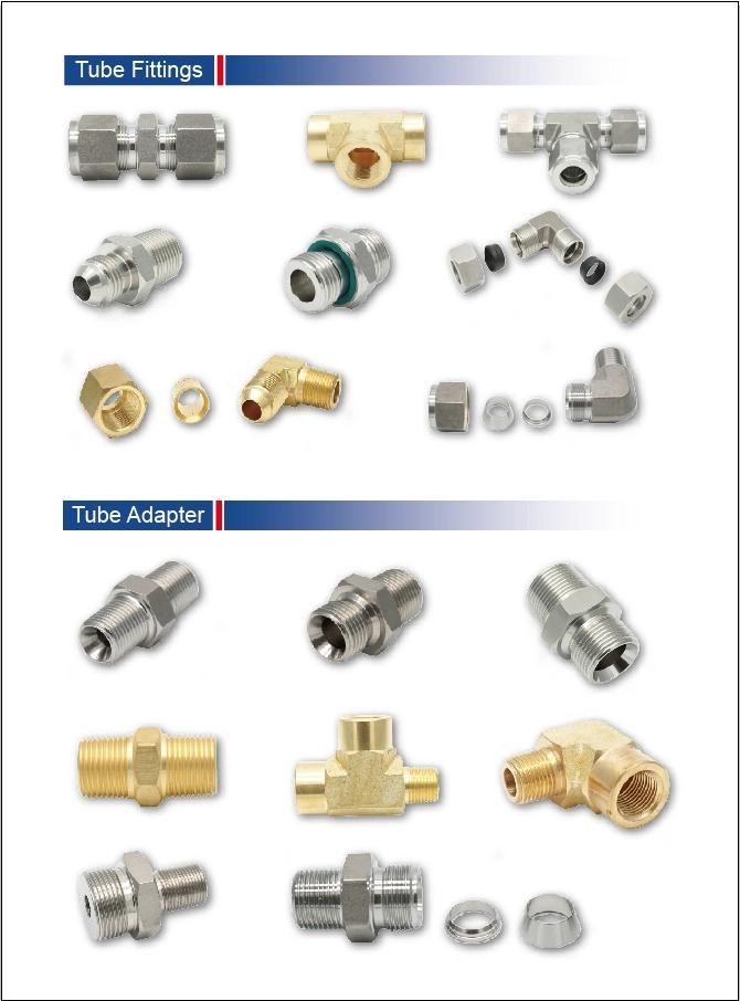 Straight Bsp Female and Male Swaged Hydraulic Hose Fitting