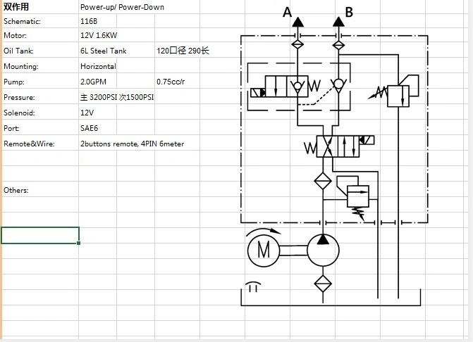 Hydraulic Power Unit Pack 12V 24V Hydraulic Power Units