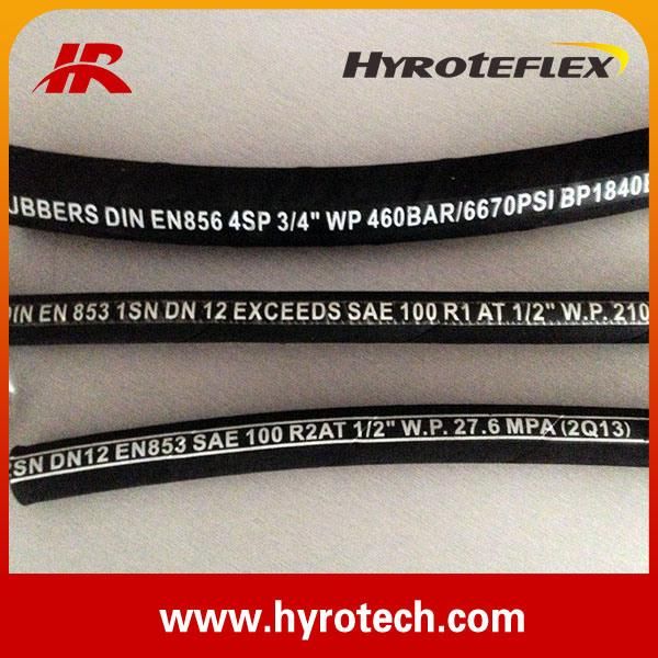 Hydraulic Hose DIN En 856 4sh/Rubber Oil Hose 4sh