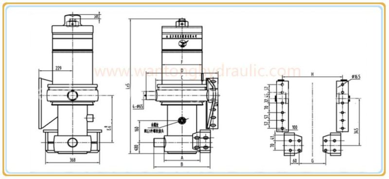 FC Telescopic Hydraulic Cylinder for Tipping Truck/Dump Truck