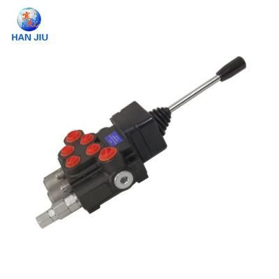 2 Spool Joystick Hydraulic Control Valve 11gpm Valve