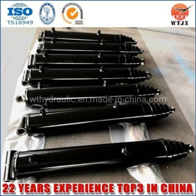 200 Bar North Ametica Type Telescopic Hydraulic Parker Cylinder for Dump Truck