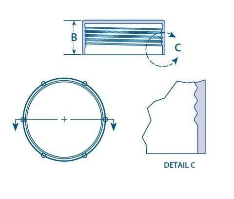 Thread Rod Threaded Protective Caps