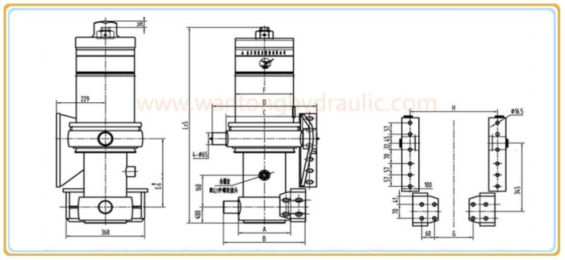 Long Stroke Hydraulic Cylinder for Dump Truck/Trailer