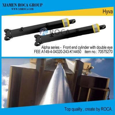 Hyva 70575270 Pin-to-Pin Front End with Double Eye Fee Telescopic Dump Truck Hoist Cylinder