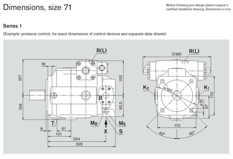 Hydraulic Plunger Pump 35MPa Rated High Pressure Oil Pump