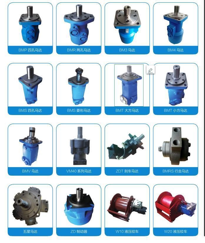 China Suppliers of Hydraulic Accessories Orbit Hydraulic Rotary Motor for Wood Grapple