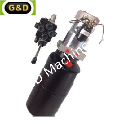 DC Hydraulic Power Unit for Scissor Lift Tables Metal Tank Check Valve Fluid Power Pack