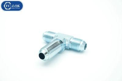 Jic Male 74 Degree Cone Tee Tube Fittings