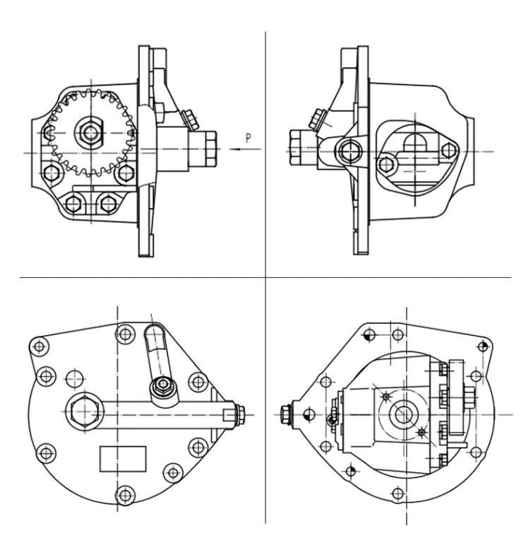 Tractors Parts 5600, 6600, 7600 OEM D8nn600kb E8nn600kb D6nn600f 83908244 83936586 Tractor Hydraulic Pump