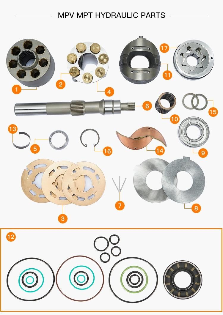 MPV Mpt Hydraulic Pump Parts - Retainer Plate with Sauer Danfoss