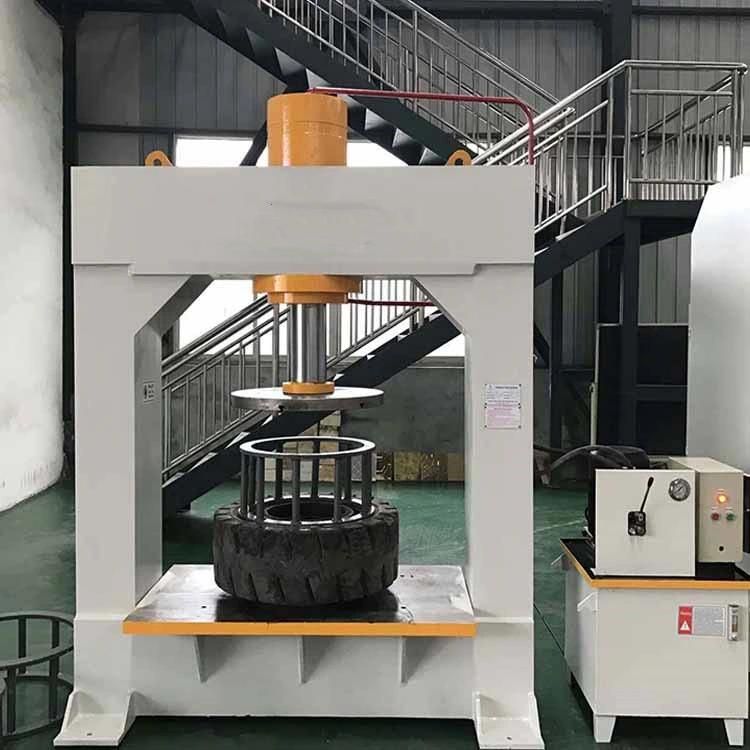 Hydraulic Forklift Tire Press Machine